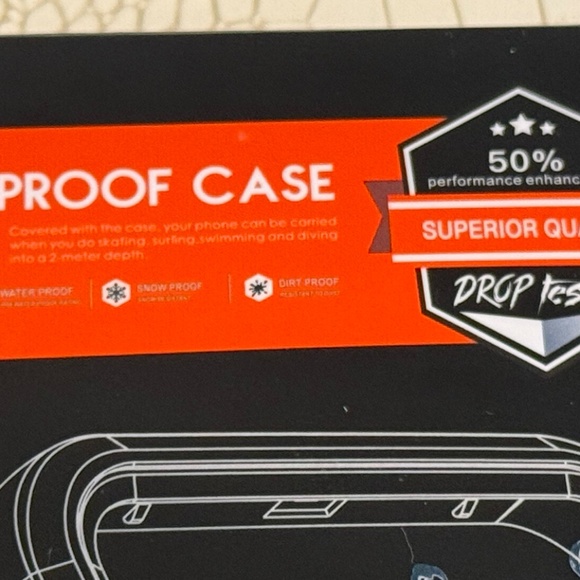 Waterproof 360 Protection-BuiltIn Screen Protectors Front/Back Case S25 Ultra - Picture 9 of 10